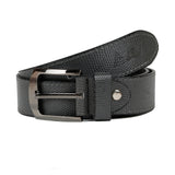 AVI Mens Classic Handcrafted Grey Leather Belt