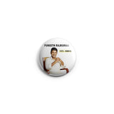 AVI 58mm Regular Size Badge White Puneeth Rajkumar Kannada Actor forever Design R8002439