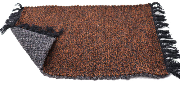 Brown Double sided Plain Fabric Door Mat 24 x 16 inches FFM00005