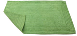 Green plain fabric doormats 24x16 inches medium size Green plain fabric doormat FFM00052