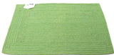 Green plain fabric doormats 24x16 inches medium size Green plain fabric doormat FFM00052
