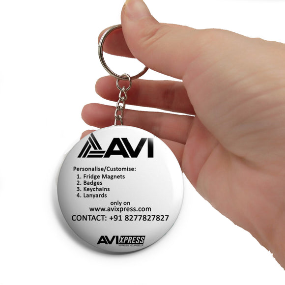 AVI Keychains with bottle opener on the back