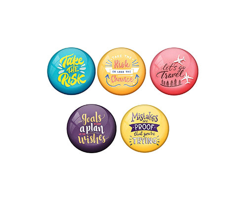 AVI Round Fridge Magnets