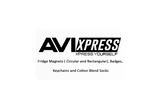 AVI Rectangular Fridge Magnet Chennai (Madras) Tamil Nadu Design RFM00142