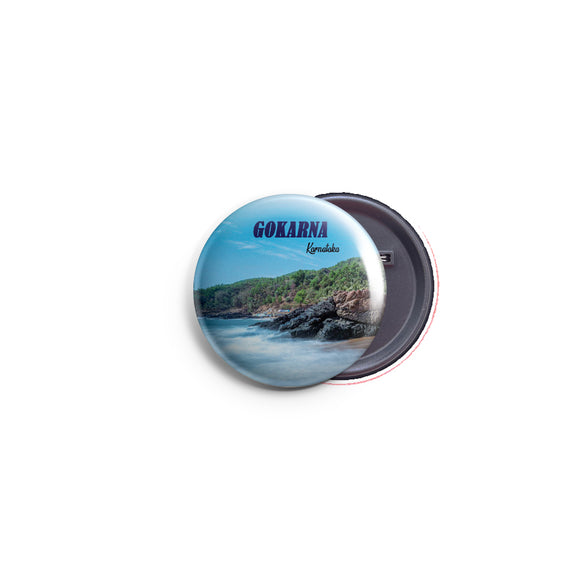 AVI  58mm Fridge Magnet Multicolor Gokarna Karnataka Design Travel Souvenir MR8002470