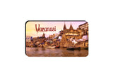 AVI Rectangular Fridge Magnet Varanasi (Banaras) Uttar Pradesh UP Design RFM00136