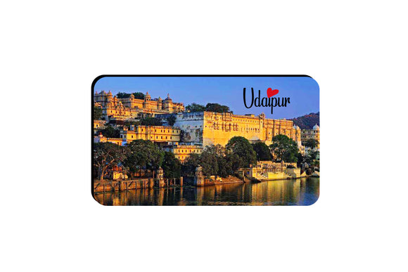 AVI Rectangular Fridge Magnet Udaipur Rajasthan Design RFM00140