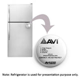 AVI 58mm Round Fridge Magnet with Green Apple Fruit design MR8002307