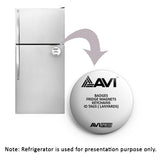 AVI 58mm Fridge Magnet Regular Size White Om design MR8002448