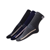 AVI Black Blue and Grey socks with stripes C3R1000025