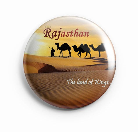 Rajasthan The Land of Kings 58mm Badge R8002028