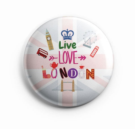 AVI Badge Live Love London 58mm R8002041