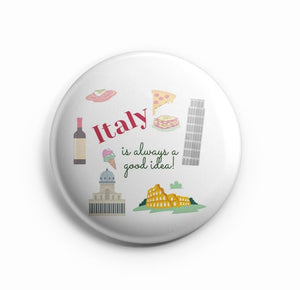 AVI Italy is always a good idea Regular Size Fridge Magnet  58mm MR8002049