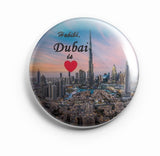 AVI Habibi, Dubai is Love Badge Regular Size 58mm R8002055