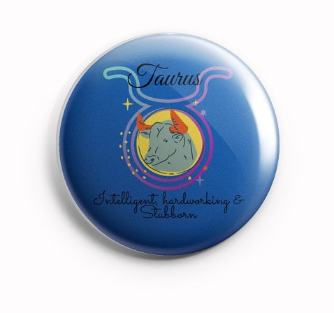 AVI Zodiac Sun Sign Collection Taurus Blue Fridge Magnet 58mm MR8002062