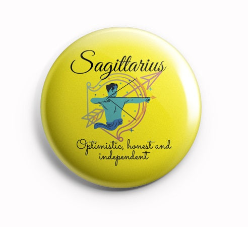 AVI Zodiac Sun Sign Collection Sagittarius Yellow Fridge Magnet 58mm MR8002069