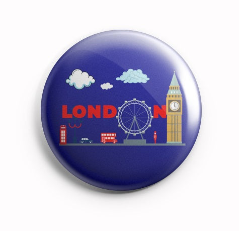 AVI London Souvenir Badge 58mm R8002075