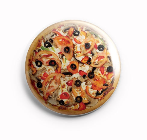 AVI Fridge Magnet Pizza Food lover Multicolor Regular Size 58mm MR8002114