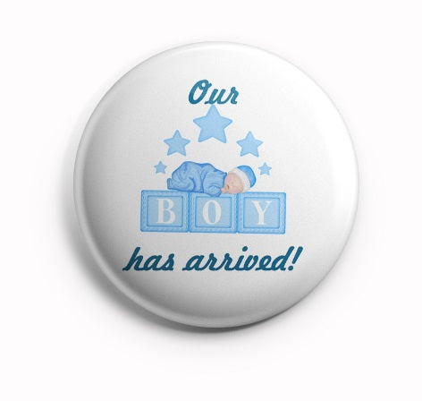 AVI Fridge Magnet White Our baby Boy has arrived Pack of 1 MR8002115