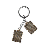 AVI Techpro Multicolour Valentines'day Romantic Metal Heart Keychain Gift for Couples