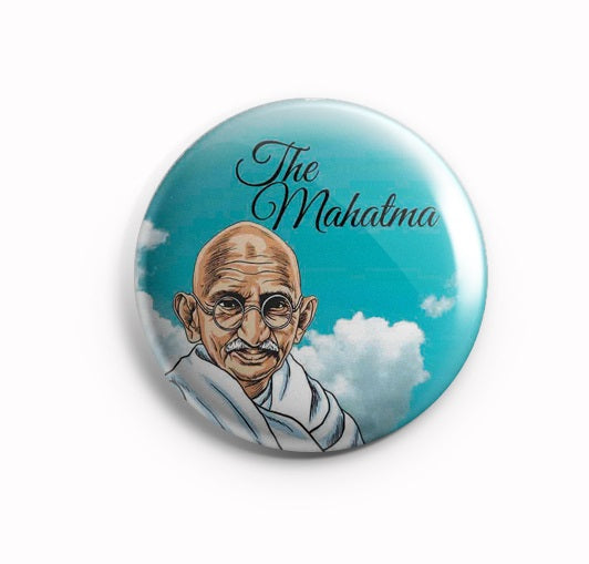 AVI Mahatma Gandhi Fridge Magnet Blue Regular Size 58mm MR8002128