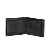 AVI Mens Classic Handcrafted Black Leather Wallet