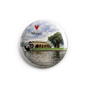 AVI Badge Kerala Backwaters Alleppey Houseboat Regular Size 58mm  R8002188