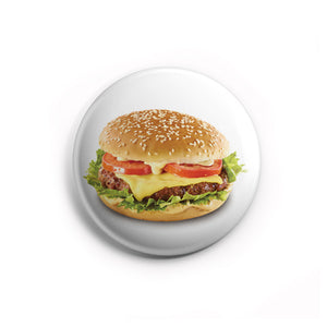 AVI 58mm Fridge Magnet  White Burger For Food lovers Regular Size 58mm MR8002190