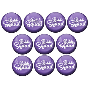 AVI Metal Multi Colour Fridge Magnet With Bride Squad Design