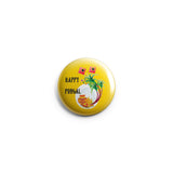 AVI Regular Size Fridge Magnet Yellow Happy Pongal Wishes 58mm MR8002269