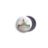 AVI 58mm Regular Size Pin Badge Indian Republic Day with India map design R8002296