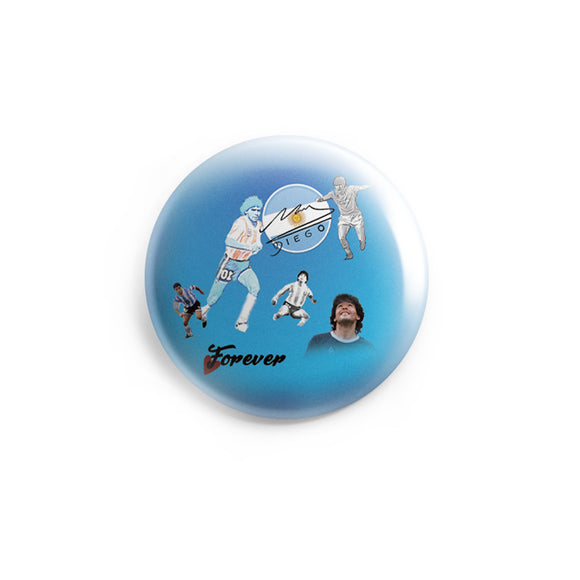 AVI 58mm Fridge Magnet Blue Maradona for Argentina Football Lovers Regular Size MR8002297 Metal