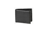 AVI Mens Classic Handcrafted Black Leather Wallet