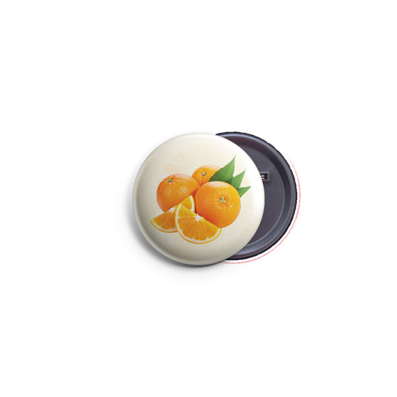 AVI 58mm Round Fridge Magnet with Orange Fruit design MR8002305