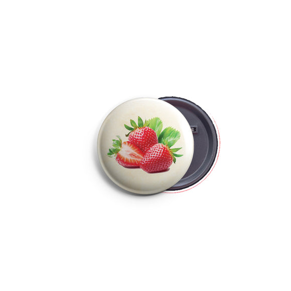 AVI 58mm Round Fridge Magnet with Strawberry Fruit design MR8002306