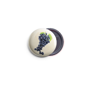 AVI 58mm Round Fridge Magnet with Purple Grapes Grapes Fruit design MR8002316