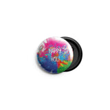 AVI 58mm Regular Size Badge Multicolor Happy Holi wish R8002346