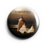 AVI  58mm Badge Black Jagannathpuri Temple Orissa Travel Souvenir Regular Size R8002371