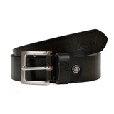 AVI Mens Classic Handcrafted Black shaded Leather Belt