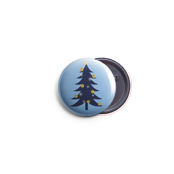 AVI 58mm Fridge Magnet Blue Christmas Tree Regular Size MR8002416