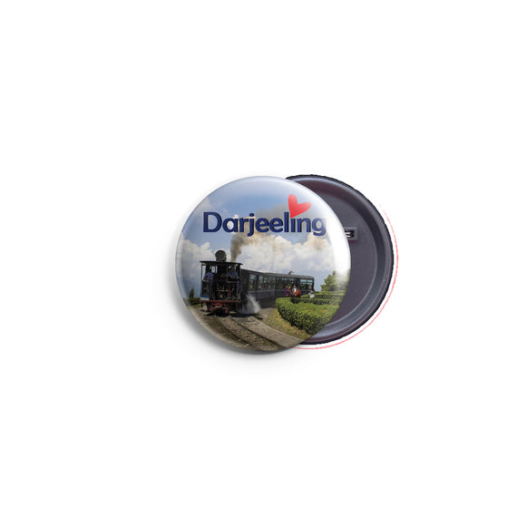 AVI  58mm Fridge Magnet Blue Darjeeling train design Travel Souvenir MR8002433