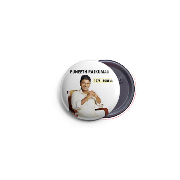 AVI 58mm Fridge Magnet White Puneeth Rajkumar Kannada Actor forever Design MR8002439