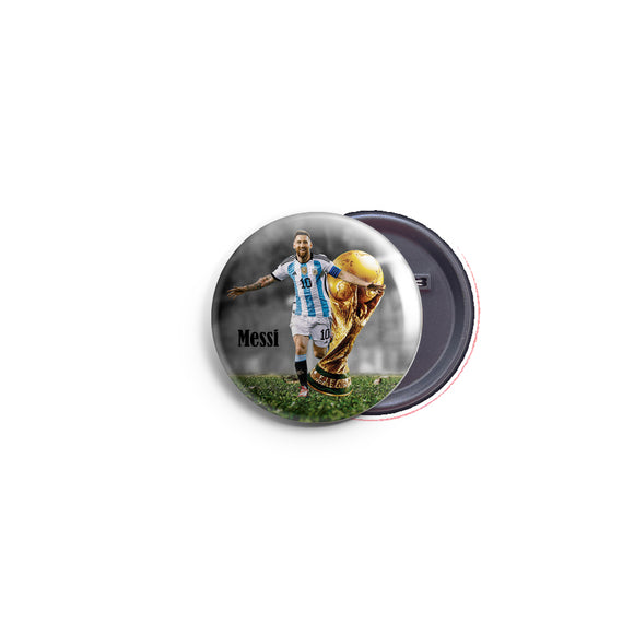 AVI 58mm Regular Size Multicolor Argentina Football Soccer Player Lionel Messi with FIFA world Cup design Design R8002500