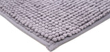 Attractive button design Grey doormat with anti-slip back FFM00062