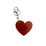 AVI Techpro Multicolour Valentines'day Love Couples Gift Keychain with Sliding Mirror