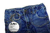 AVI  Blue Why walk when you can dance quote Keychain Regular Size Metal 58mm R7002239