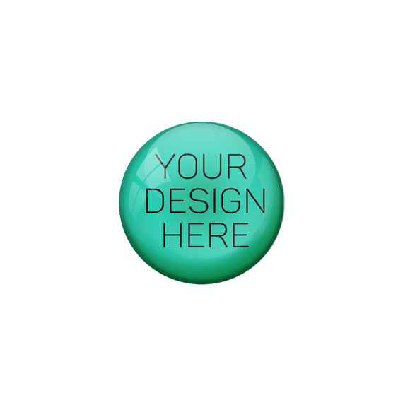 AVI Customizable (Personalised) Custom Round Fridge Magnet Regular Size 58mm