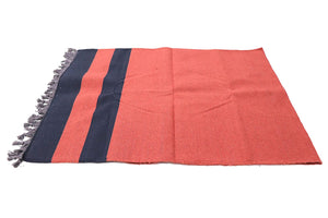 AVI Lifestyle Cotton Yoga mat  (72x30) Brown and Black stripes