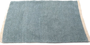 Grey Plain Fabric Door Mat 24 x 16 inches FFM00013