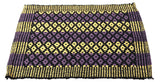 Black Violet yellow fabric doormat (23 x15 inches)  FFM00027